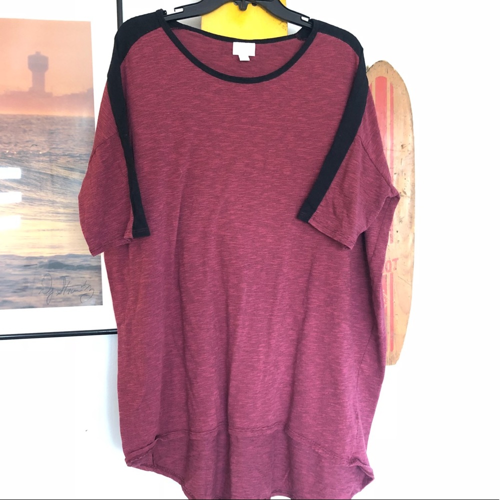 Red and black Space-Dyed Irma - XL